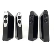 Enceintes colonnes hifi egglestonworks Emma noir Exception Audio