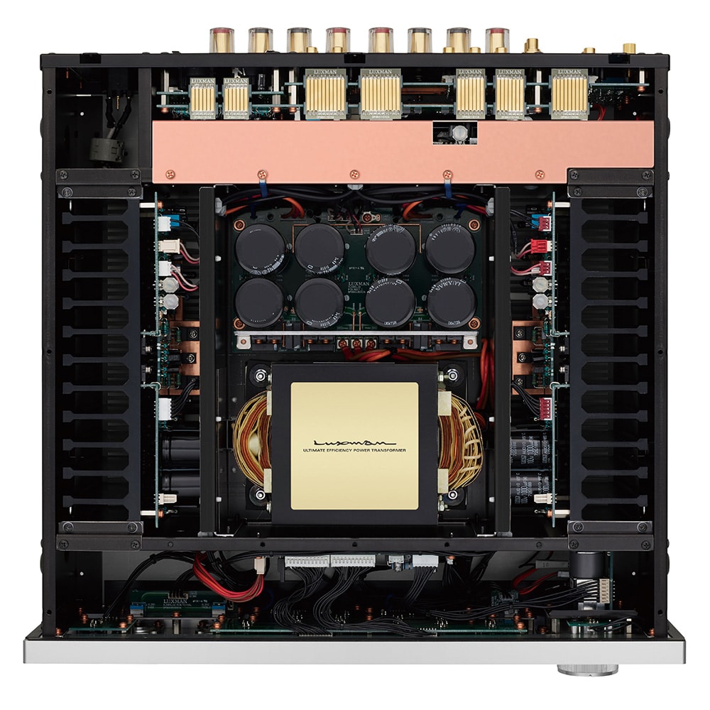 Luxman L-595A SE inside amplificateur intégré hifi limited edition 300 95th