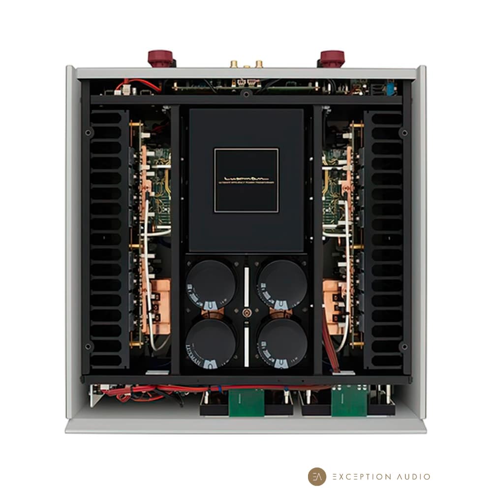 Amplificateur de puissance hifi Luxman M-10X intérieur Exception Audio