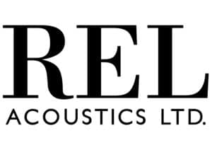 Logo REL Acoustics caisson de basse haut de gamme