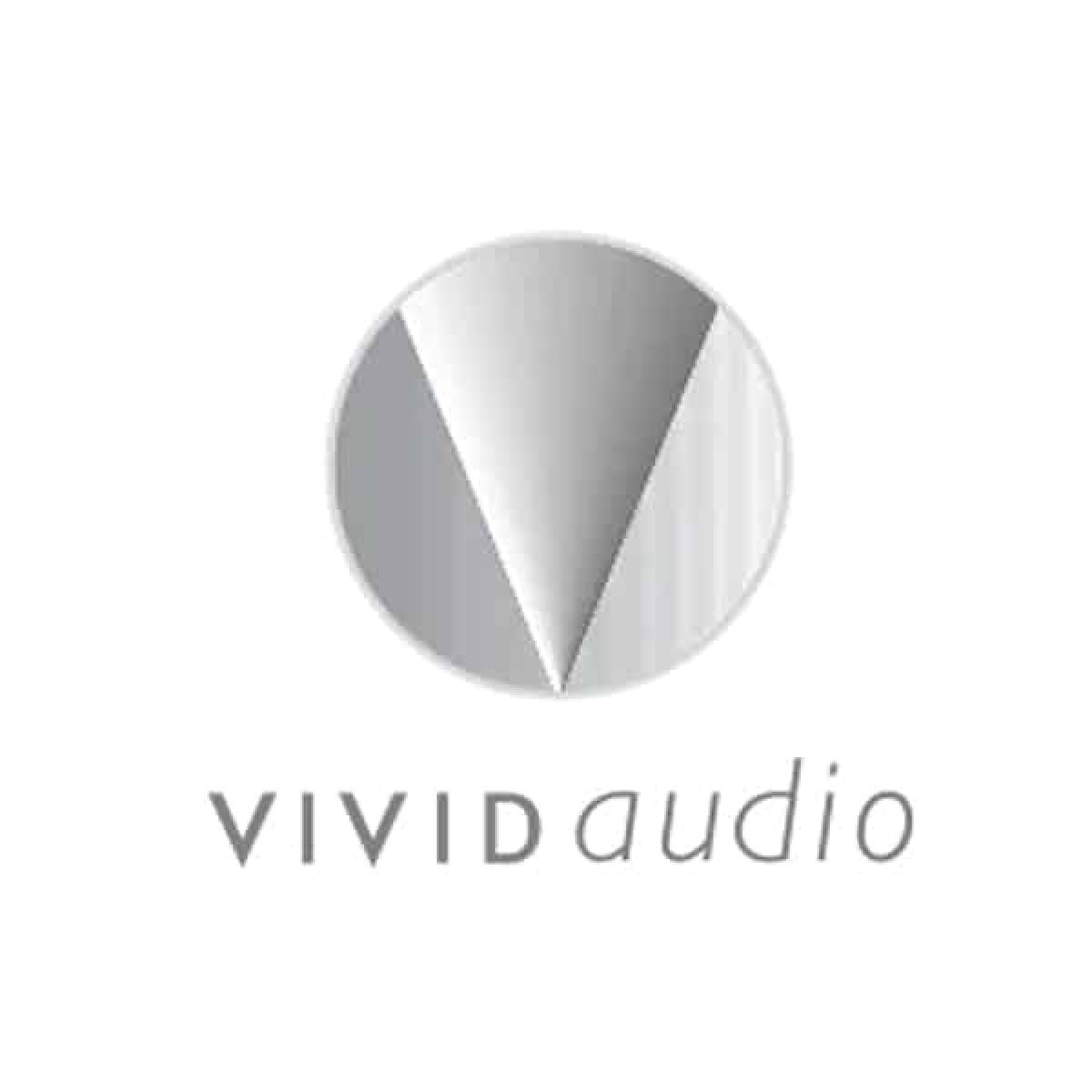 Logo Vivid Audio enceintes bibliothèques colonnes hifi laurence dickie