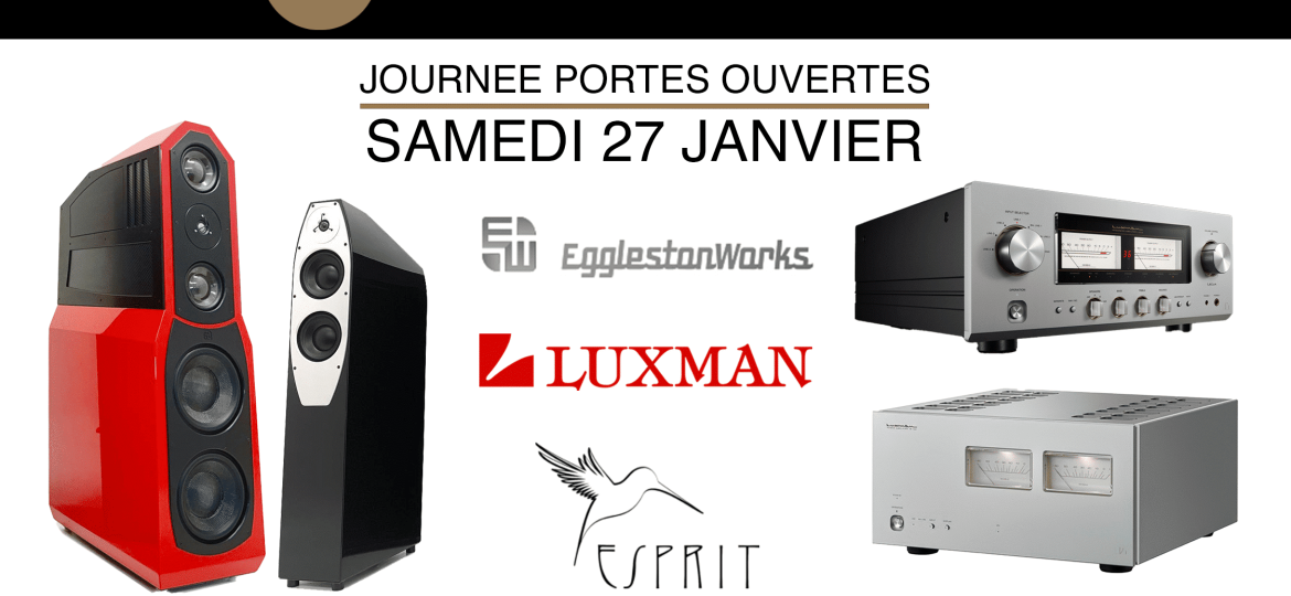 Portes ouvertes Luxman EgglestonWorks Esprit Antibes 06 HiFi PACA Nice Cannes Monaco